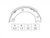 Kit mâchoire de frein Brake Shoe Set:36160-T1025