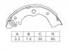 Kit mâchoire de frein Brake Shoe Set:K1188